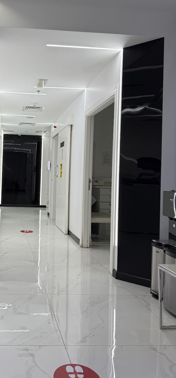 The clinic corridor